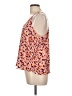 Lush 100% Polyester Orange Sleeveless Blouse Size L - photo 5