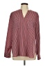 CAbi 100% Polyester Burgundy Long Sleeve Polo Size L - photo 1