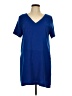 Very J 100% Polyester Blue Short Sleeve T-Shirt Size L - photo 1