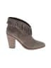 Joie 100% Leather Gray Tan Ankle Boots Size EU 41 - photo 1