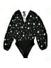 Day G Stars Black Bodysuit Size M - photo 2
