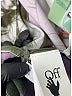 OFF-WHITE 100% Leather Green Leather Cropped Shirt Size EU (IT) 42 / US 6 - photo 9