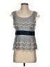 Floreat 100% Nylon Gray Sleeveless Blouse Size 4 - photo 1