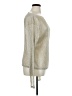J.Crew Metallic Ivory Long Sleeve Top Size XL - photo 4