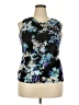 212 Collection 100% Polyester Black Sleeveless Blouse Size 2X (estimated) - photo 1