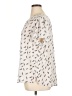 Fun2Fun 100% Polyester Print Ivory Short Sleeve Blouse Size 1X - photo 5