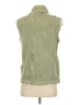 Mustard Seed 100% Cotton Green Denim Vest Size S - photo 2