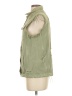 Mustard Seed 100% Cotton Green Denim Vest Size S - photo 5