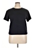 Elie Tahari Black Short Sleeve Top Size XL (estimated) - photo 1