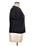 Elie Tahari Black Short Sleeve Top Size XL (estimated) - photo 4