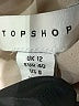 Topshop 100% Viscose Metallic Tan Jumpsuit Size 8 - photo 4