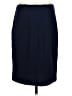St. John Caviar Solid Blue Wool Skirt Size 4 - photo 2