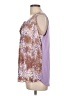 NY&C 100% Polyester Purple Sleeveless Blouse Size L - photo 5
