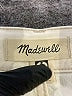 Madewell 100% Cotton Solid Ivory Shorts Size 32 waist - photo 3