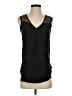 Amanda Uprichard 100% Silk Black Sleeveless Silk Top Size S - photo 1
