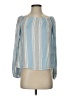 WAYF 100% Rayon Blue Long Sleeve Blouse Size XS - photo 1