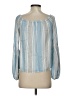 WAYF 100% Rayon Blue Long Sleeve Blouse Size XS - photo 2