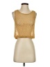 WeWoreWhat Gold Sleeveless Top Size S - photo 1