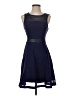 Express Solid Blue Cocktail Dress Size XS - photo 1