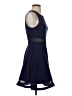 Express Solid Blue Cocktail Dress Size XS - photo 4