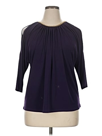 Carmen Carmen Marc Valvo 3/4 Sleeve Top (view 1)