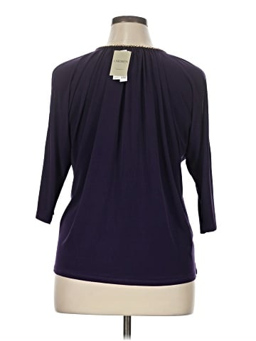 Carmen Carmen Marc Valvo 3/4 Sleeve Top (view 2)