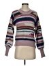 Z Supply 100% Polyester Stripes Purple Pullover Sweater Size S - photo 1