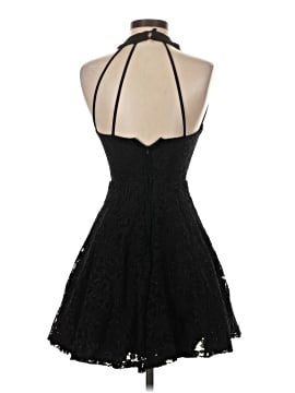 princess polly baby blue dress B.Darlin B DARLIN Womens Black Stretch Spaghetti Strap Cowl Neck Short  Cocktail Body Con Dress L