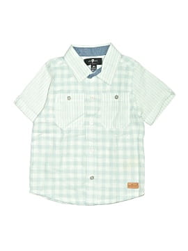 7 For All Mankind Short Sleeve Button Down Shirt