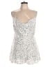 Keepsake 100% Polyester Stars White Cocktail Dress Size L - photo 1