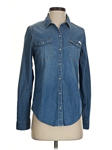 CALVIN KLEIN JEANS Long Sleeve Button-Down Shirt (view 1)