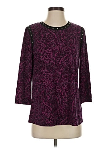 Susan Graver 3/4 Sleeve T-Shirt (view 1)