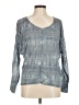 Athleta Blue 3/4 Sleeve T-Shirt Size M - photo 1