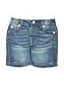 7 For All Mankind Blue Denim Shorts 12-18 MO / 18 MO - photo 1