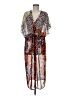 CAbi 100% Polyester Animal Print Brown Cocktail Dress Size M - photo 1