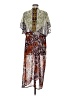 CAbi 100% Polyester Animal Print Brown Cocktail Dress Size M - photo 2