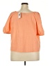 Torrid Orange Short Sleeve Blouse Size 2X Plus (2) - photo 2