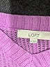 Ann Taylor LOFT 100% Cotton Purple Pullover Sweater Size M - photo 7
