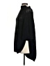 Cable Stitch Black Poncho Size S - photo 5