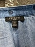 Talbots 100% Cotton Blue Long Sleeve Blouse Size S - photo 7