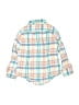 Janie and Jack 100% Cotton Plaid Teal Long Sleeve Button-Down Shirt Size 2T - photo 2
