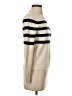 J.Crew 100% Merino Wool Stripes Ivory Wool Pullover Sweater Size XS - photo 4