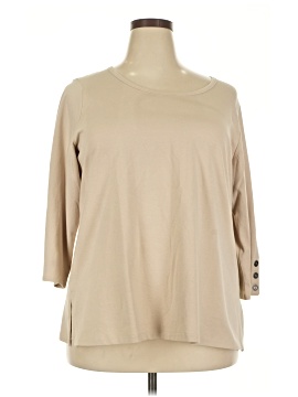Susan Graver 3/4 Sleeve Top