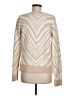 Bishop + Young Chevron-herringbone Tan Pullover Sweater Size M - photo 2