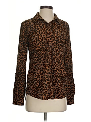 Time and Tru Long Sleeve Blouse (view 1)