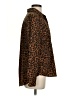 Time and Tru 100% Polyester Animal Print Brown Long Sleeve Blouse Size S - photo 4