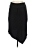 Bebe Stripes Black Wool Skirt Size 0 - photo 1