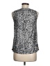 Emily Daniels Silver Sleeveless Blouse Size M - photo 2