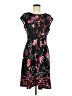 Elle Print Black Cocktail Dress Size M - photo 1