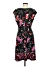 Elle Print Black Cocktail Dress Size M - photo 2
